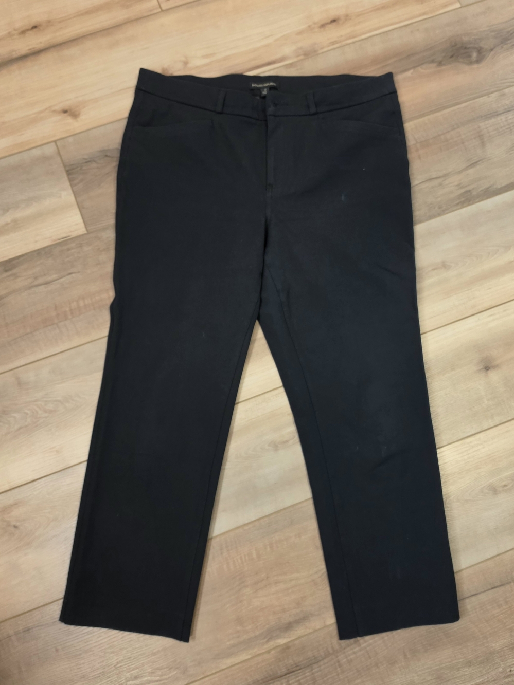 Women's Banana Republic Men's Black Dress Pants - Straight Fit